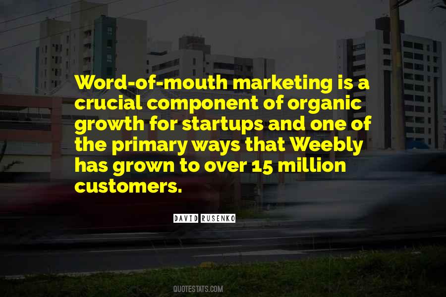 Quotes About Word Of Mouth #1808748