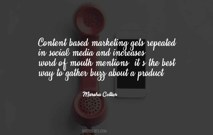 Quotes About Word Of Mouth #210899