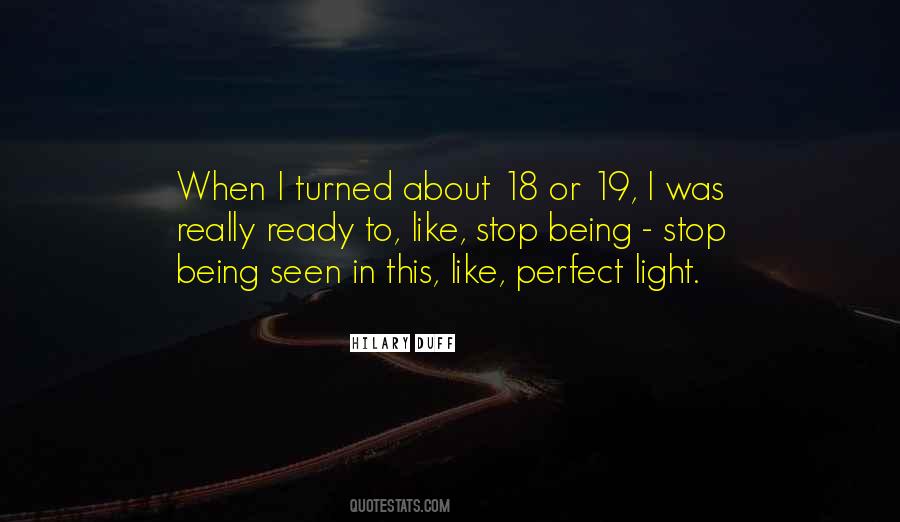 Being Turned Off Quotes #46689