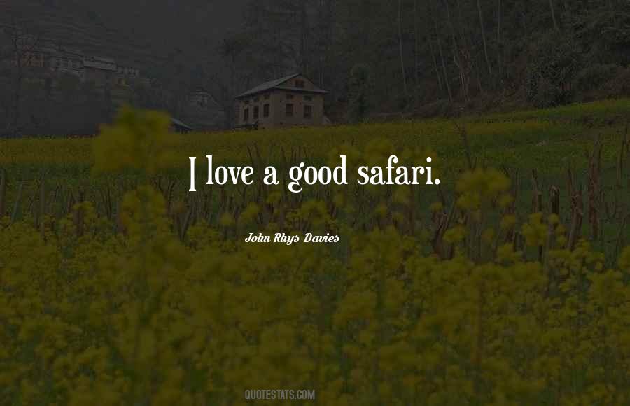 Quotes About Safari #1410333