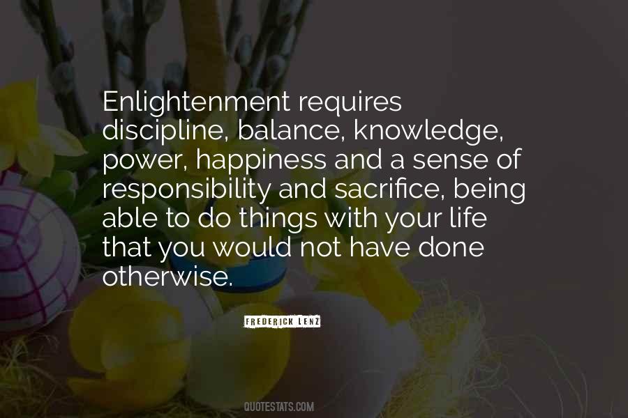 Happiness Enlightenment Quotes #250144