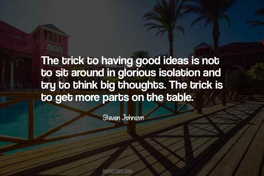 Quotes About Having Good Ideas #1172379
