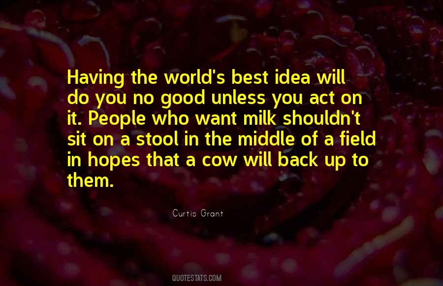 Quotes About Having Good Ideas #758824
