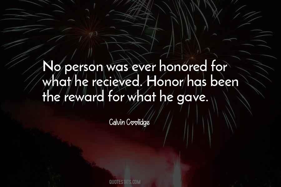 Quotes About Honored #1333453