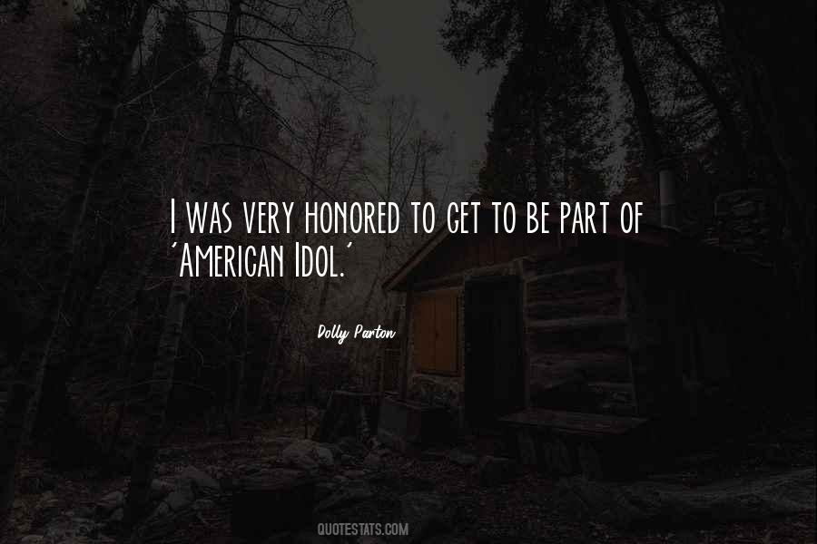 Quotes About Honored #1430339