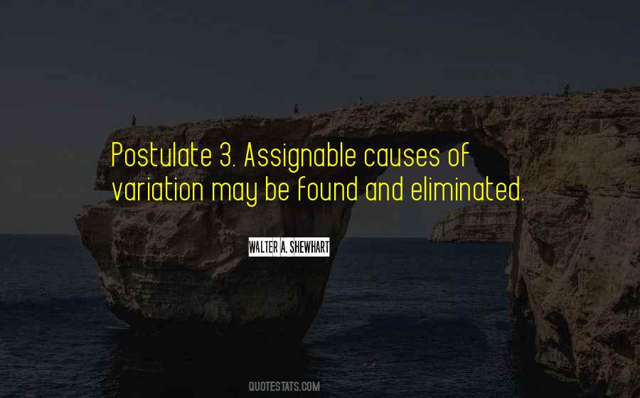 Assignable Causes Quotes #401960