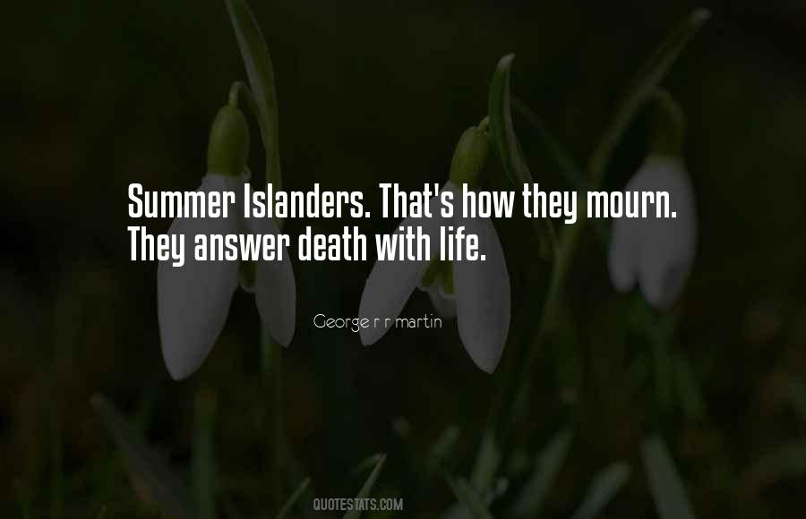 Summer Islanders Quotes #1386105