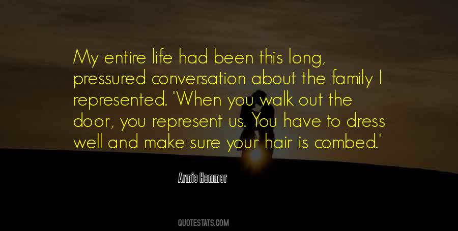 Combed Hair Quotes #160533