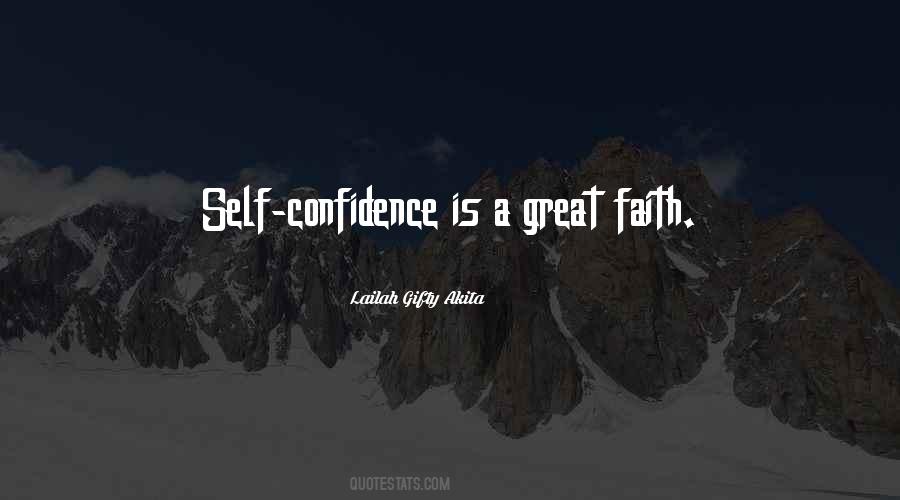 Great Confidence Quotes #206489