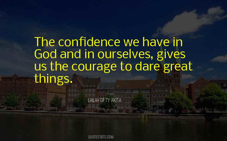 Great Confidence Quotes #38016