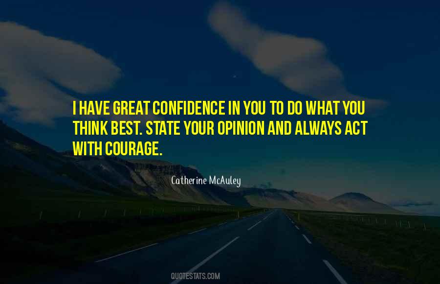 Great Confidence Quotes #593508