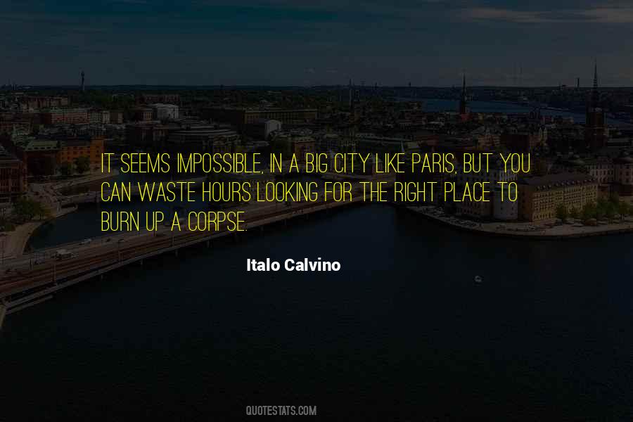 Quotes About A Big City #1460510