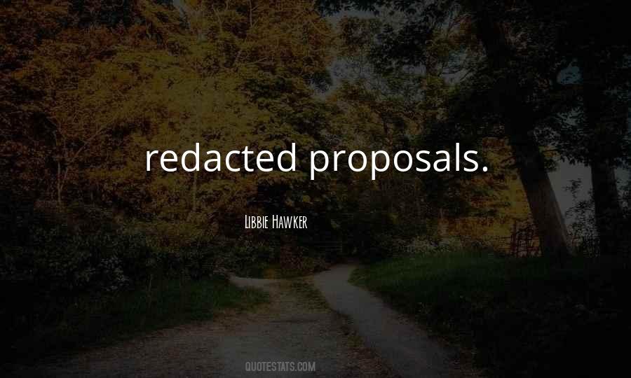 Quotes About Proposals #469138