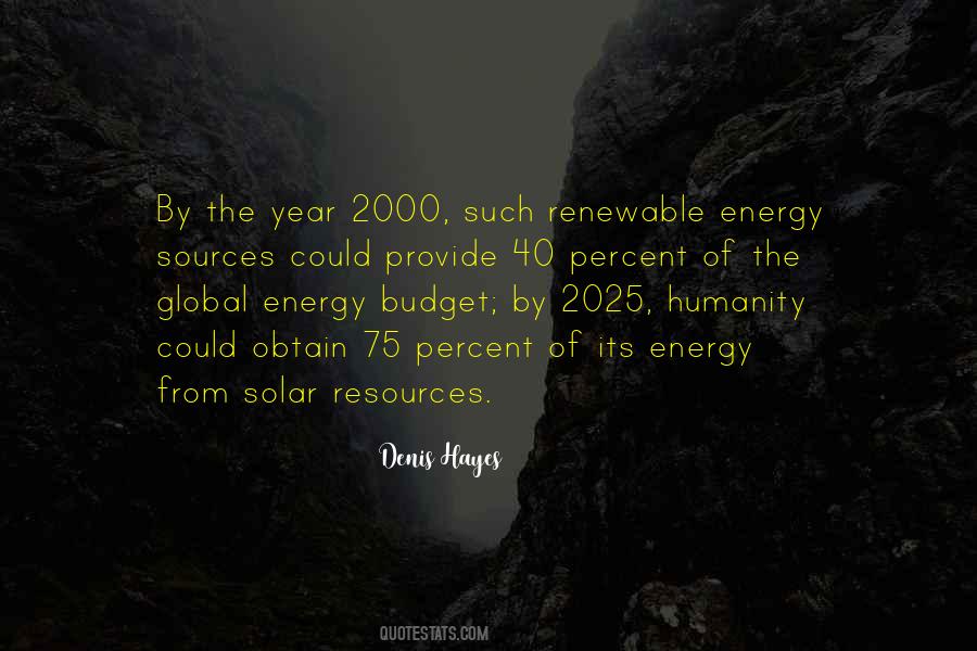 Quotes About Renewable Resources #1029084
