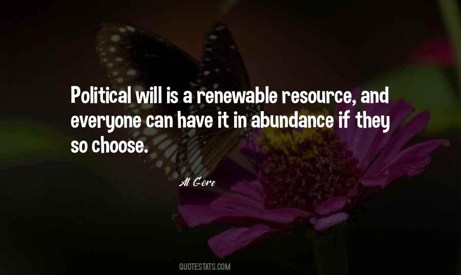 Quotes About Renewable Resources #497639
