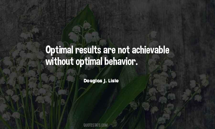 Quotes About Optimal #165388