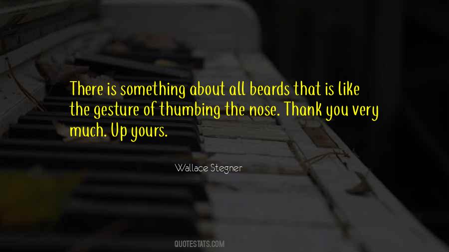 Quotes About Beards #433772