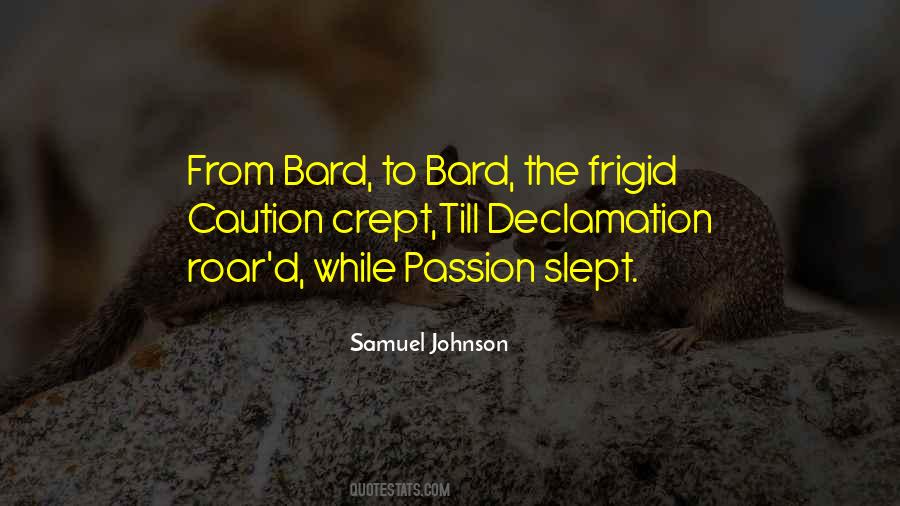 Quotes About Bards #1455009