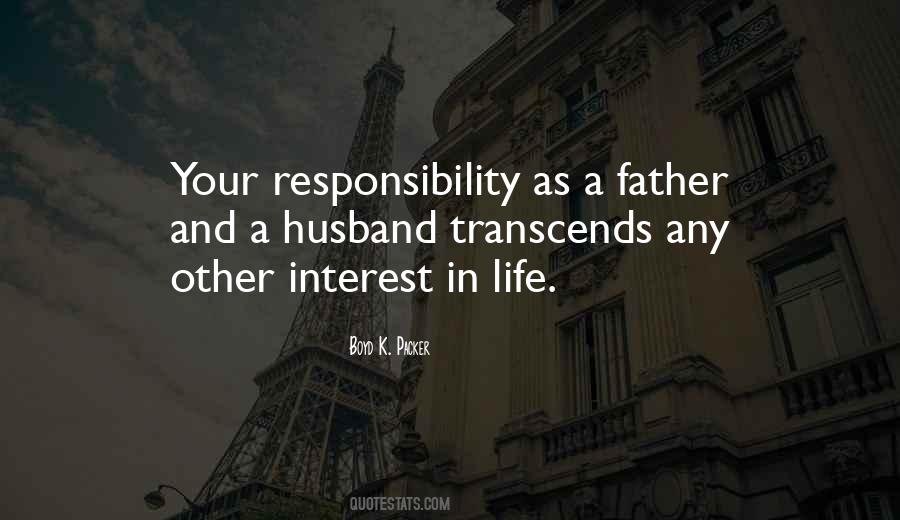 Father Responsibility Quotes #1261689