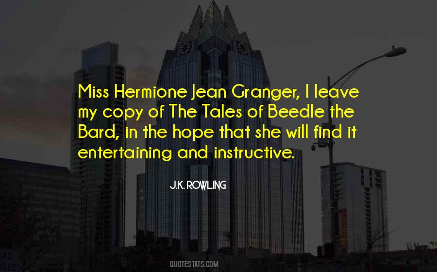 Quotes About Hermione Granger #1211929