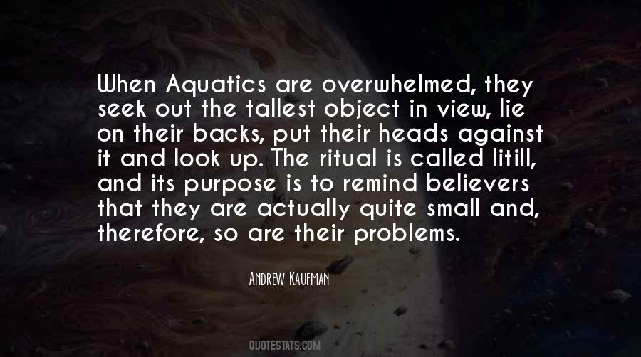 Quotes About Aquatics #32083