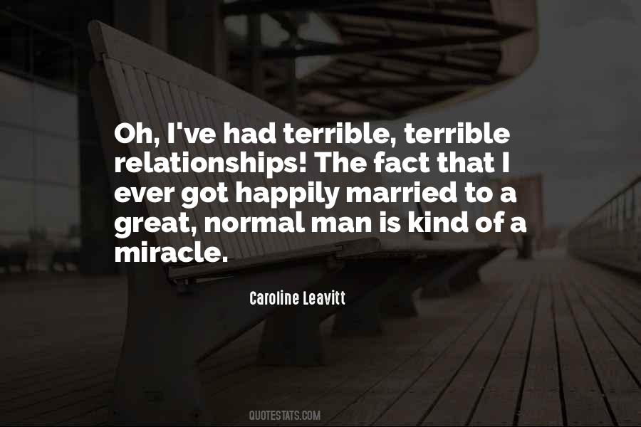 Quotes About Normal Relationships #1711974