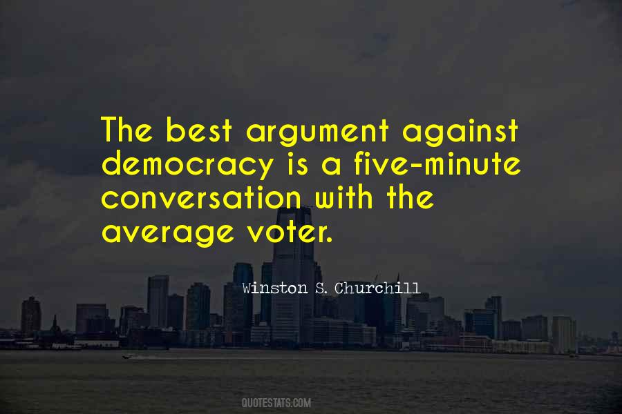 Quotes About The Average Voter #1799674