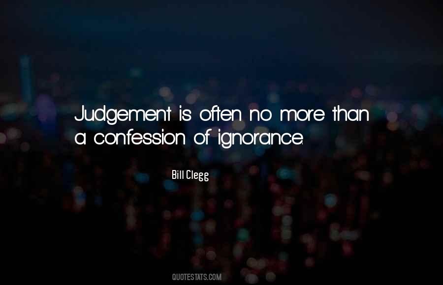 Quotes About No Judgement #1167710