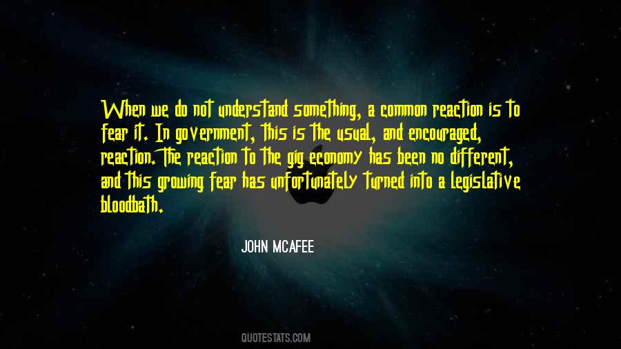 Quotes About Fear And Government #1443435