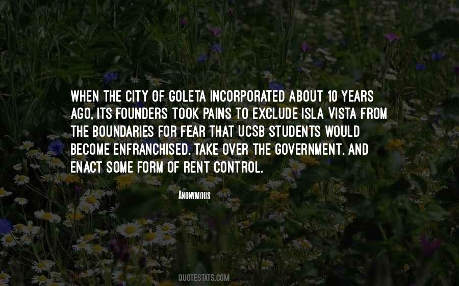 Quotes About Fear And Government #1596352