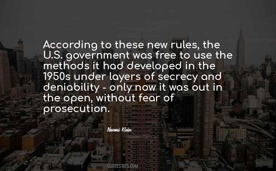 Quotes About Fear And Government #438912