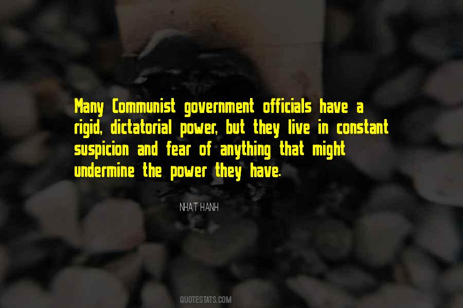 Quotes About Fear And Government #880905