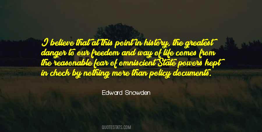 Quotes About Fear And Government #880961