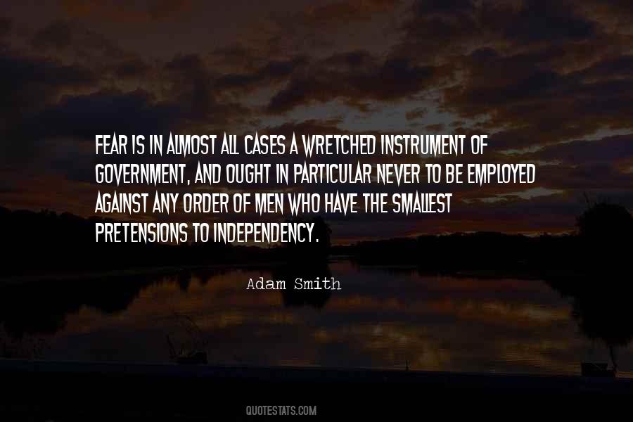 Quotes About Fear And Government #931274