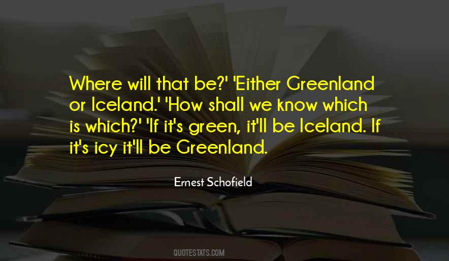 Quotes About Greenland #113392