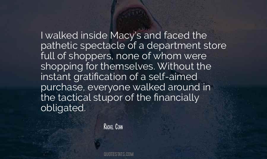 Quotes About Macy's #1128886