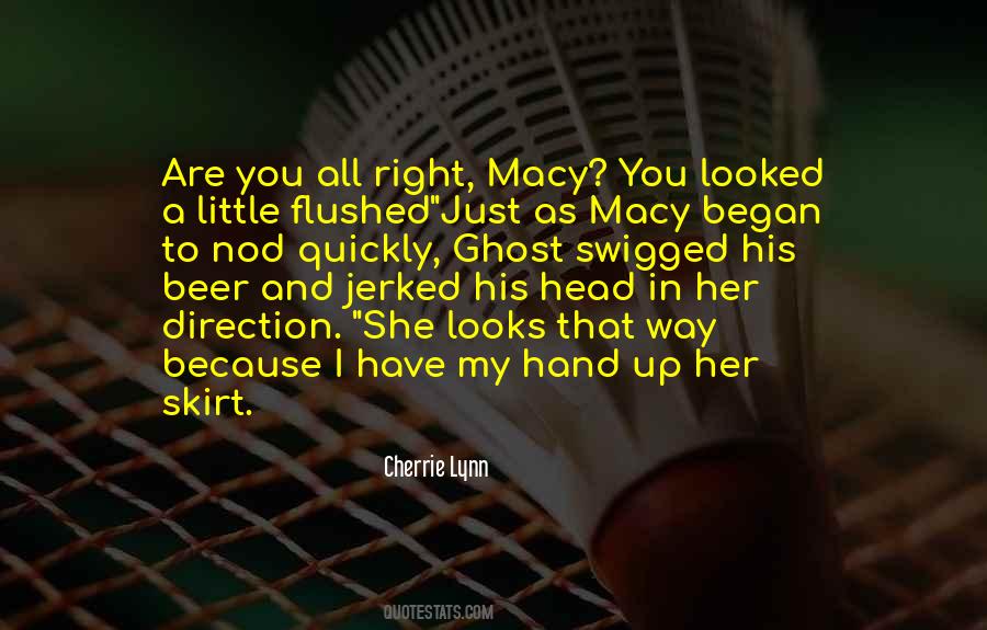 Quotes About Macy's #79095