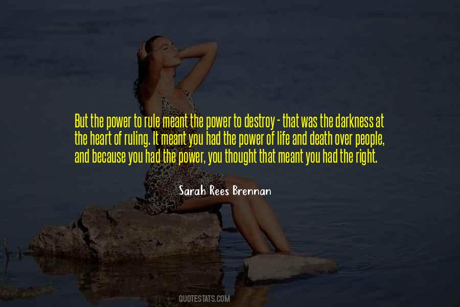 Power Of Life And Death Quotes #1130217