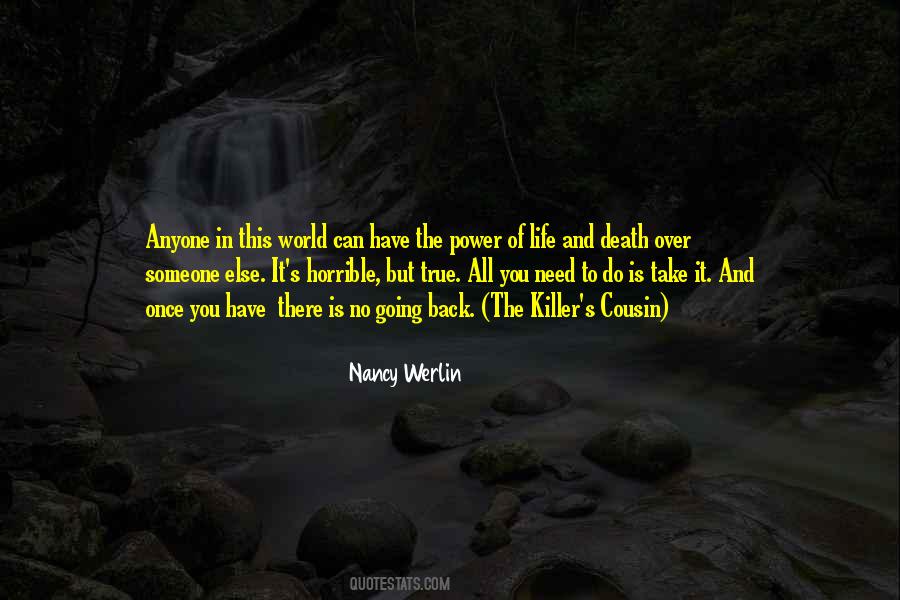 Power Of Life And Death Quotes #516423