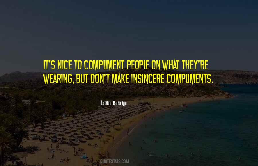 Nice Compliments Quotes #779445