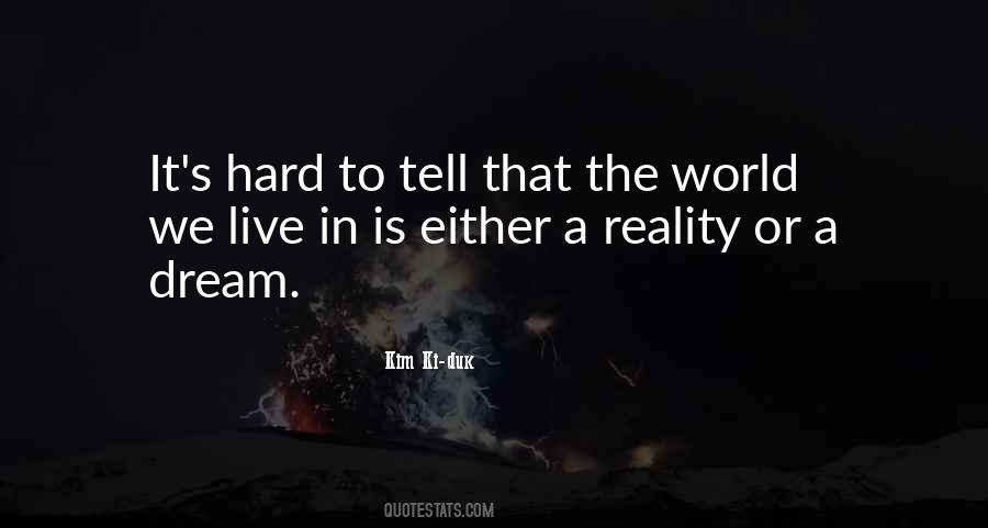 Quotes About The Dream World #116311