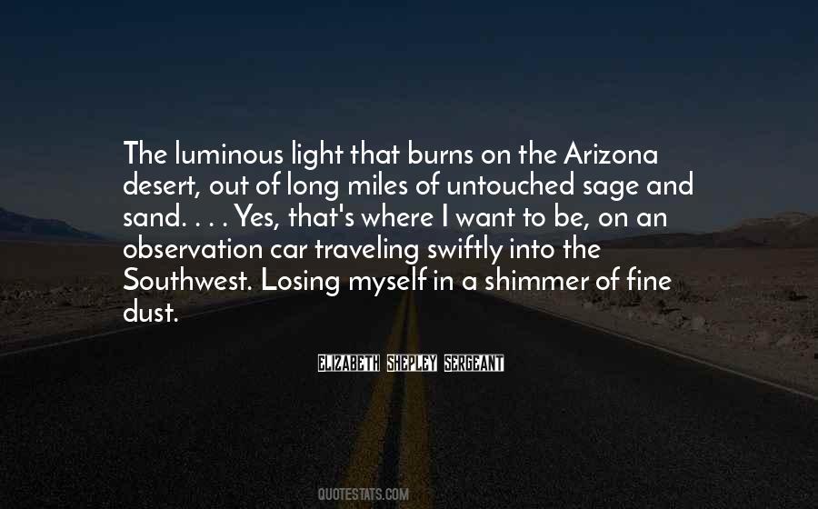 Quotes About Arizona Desert #1722516