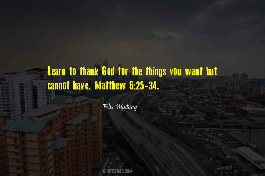 To Thank God Quotes #388574