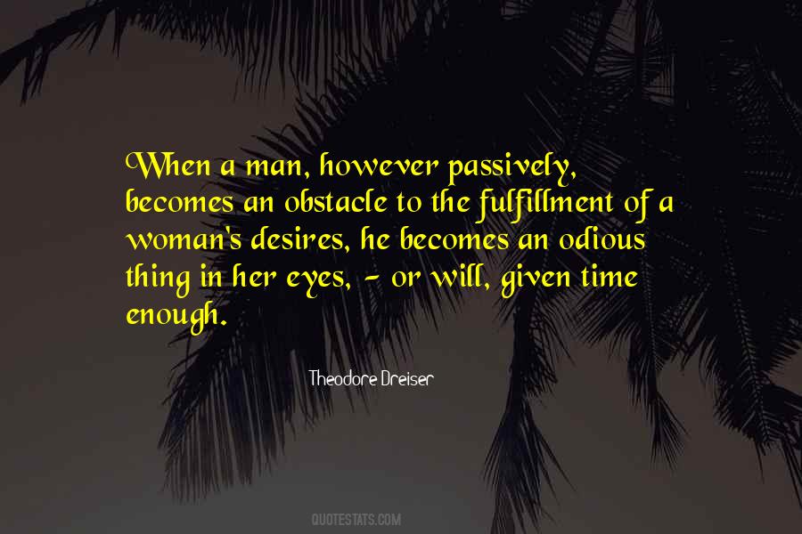 Man S Will Quotes #82251