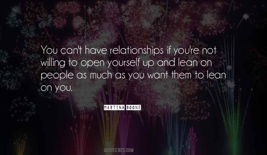 Quotes About Open Relationships #1341915