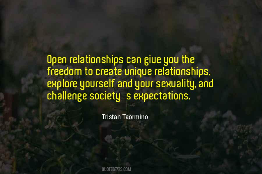 Quotes About Open Relationships #1582596