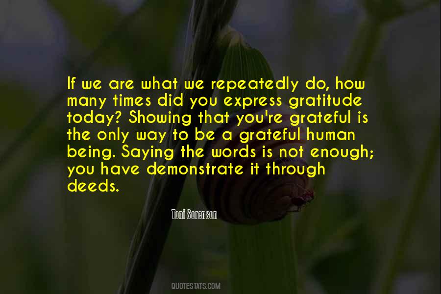 Quotes About Showing Gratitude #935526