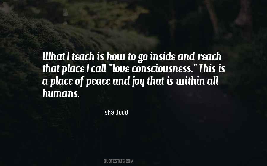 Quotes About A Place Of Peace #1079697