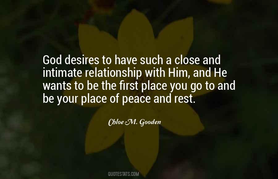 Quotes About A Place Of Peace #1168767