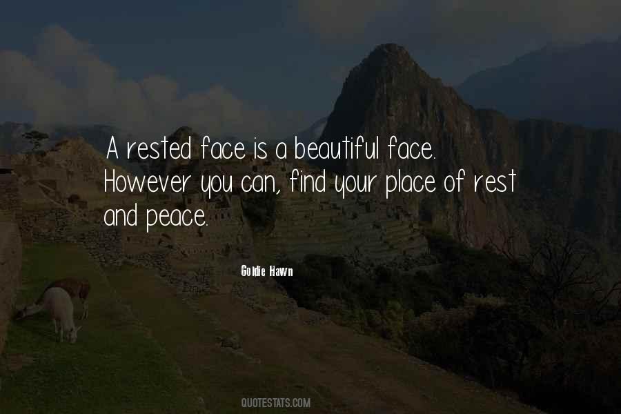 Quotes About A Place Of Peace #778885